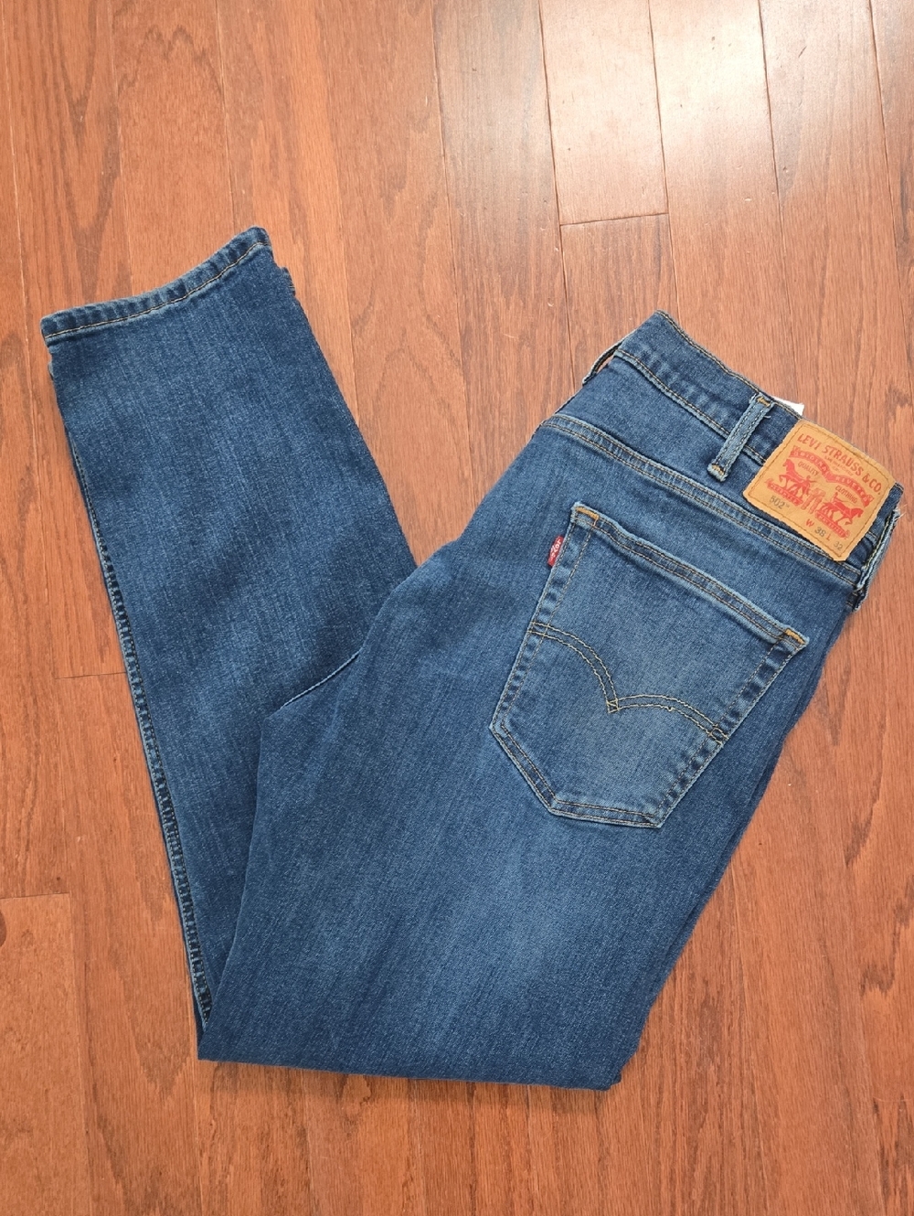 Levi Strauss Men's 502 Blue Jeans 36x32